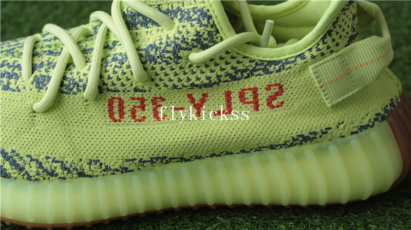 Final Correct Version Yeezy Boost 350 V2 Semi Frozen Yellow